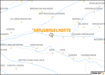 map of San Juan del Monte