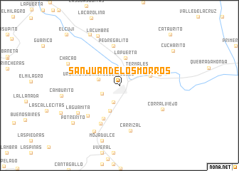 map of San Juan de los Morros