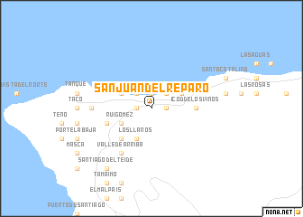 map of San Juan del Reparo