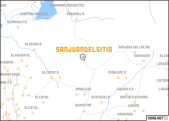 map of San Juan del Sitio