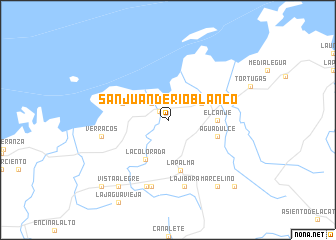 map of San Juan de Río Blanco