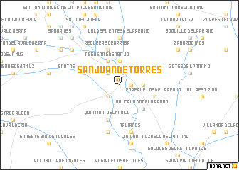 map of San Juan de Torres