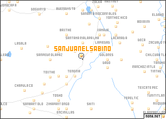 map of San Juan el Sabino