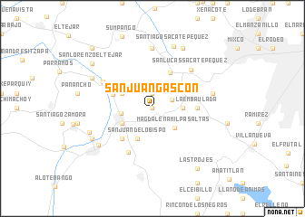 map of San Juan Gascón