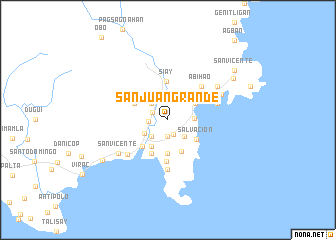 map of San Juan Grande