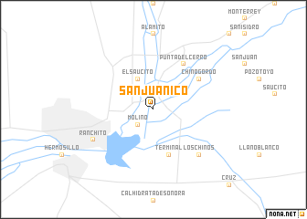 map of San Juanico