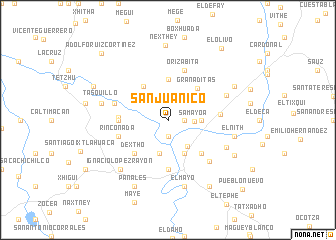 map of San Juanico