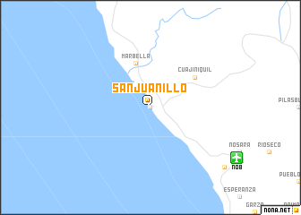 map of San Juanillo