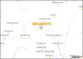 map of San Juanito