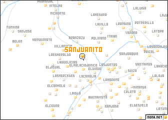 map of San Juanito