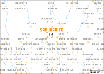 map of San Juanito