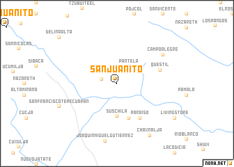 map of San Juanito