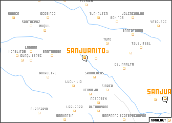 map of San Juanito