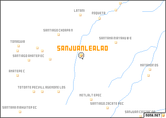 map of San Juan Lealao