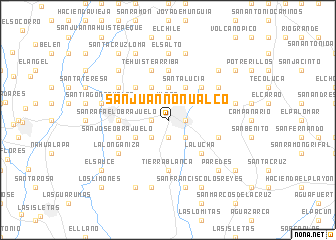 map of San Juan Nonualco