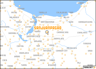 map of San Juan-Pagao