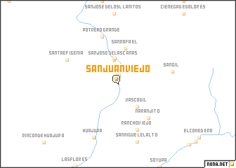 map of San Juan Viejo