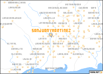 map of San Juan y Martínez