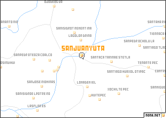 map of San Juan Yuta