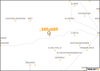 map of San Juan