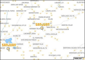 map of San Juan