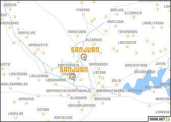 map of San Juan