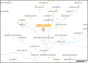 map of San Juan