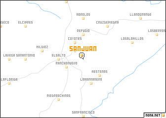 map of San Juan