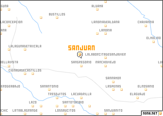 map of San Juan