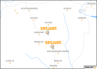 map of San Juan