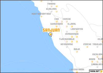 map of San Juan