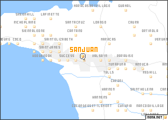 San Juan Trinidad Map San Juan (Trinidad And Tobago) Map - Nona.net