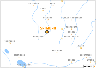 map of San Juan