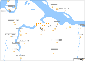 map of San Juan