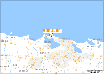 map of San Juan