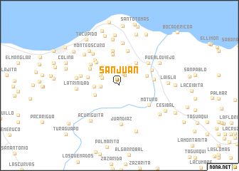 map of San Juan