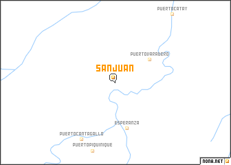 map of San Juan