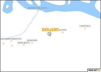 map of San Juan