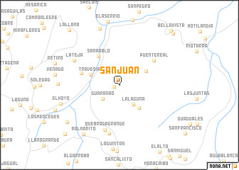 map of San Juán