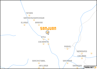 map of San Juan