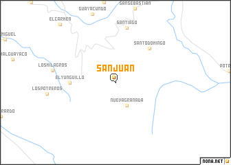 map of San Juan