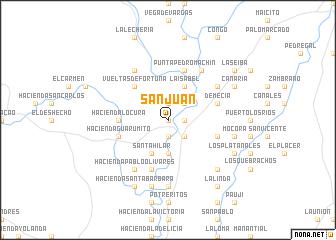 map of San Juan