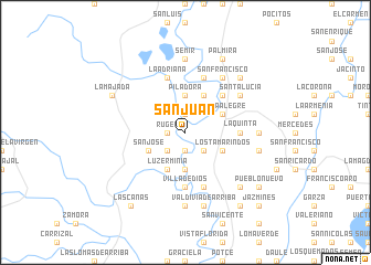 map of San Juan