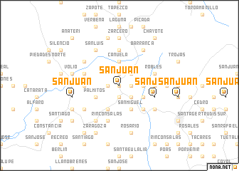 map of San Juan