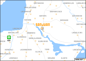 map of San Juan