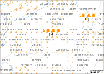 map of San Juan