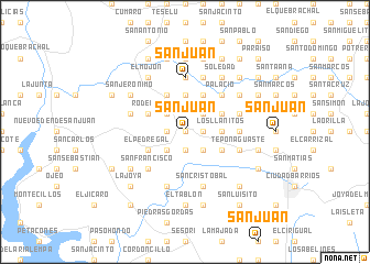 map of San Juan