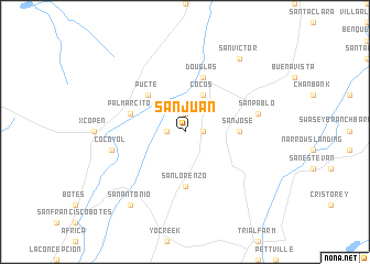 map of San Juan