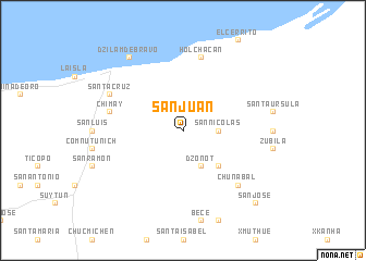 map of San Juan