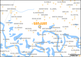 map of San Juan